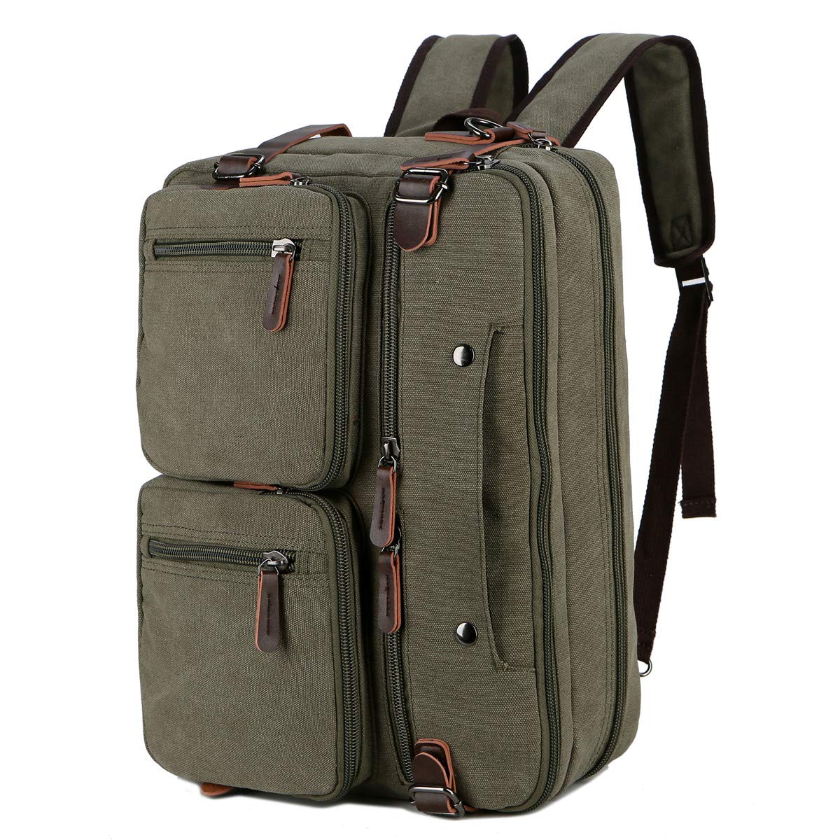 Baosha Convertible Briefcase Backpack 17 Inch Laptop Bag Case Business Briefcase HB-22 (Amy Green)