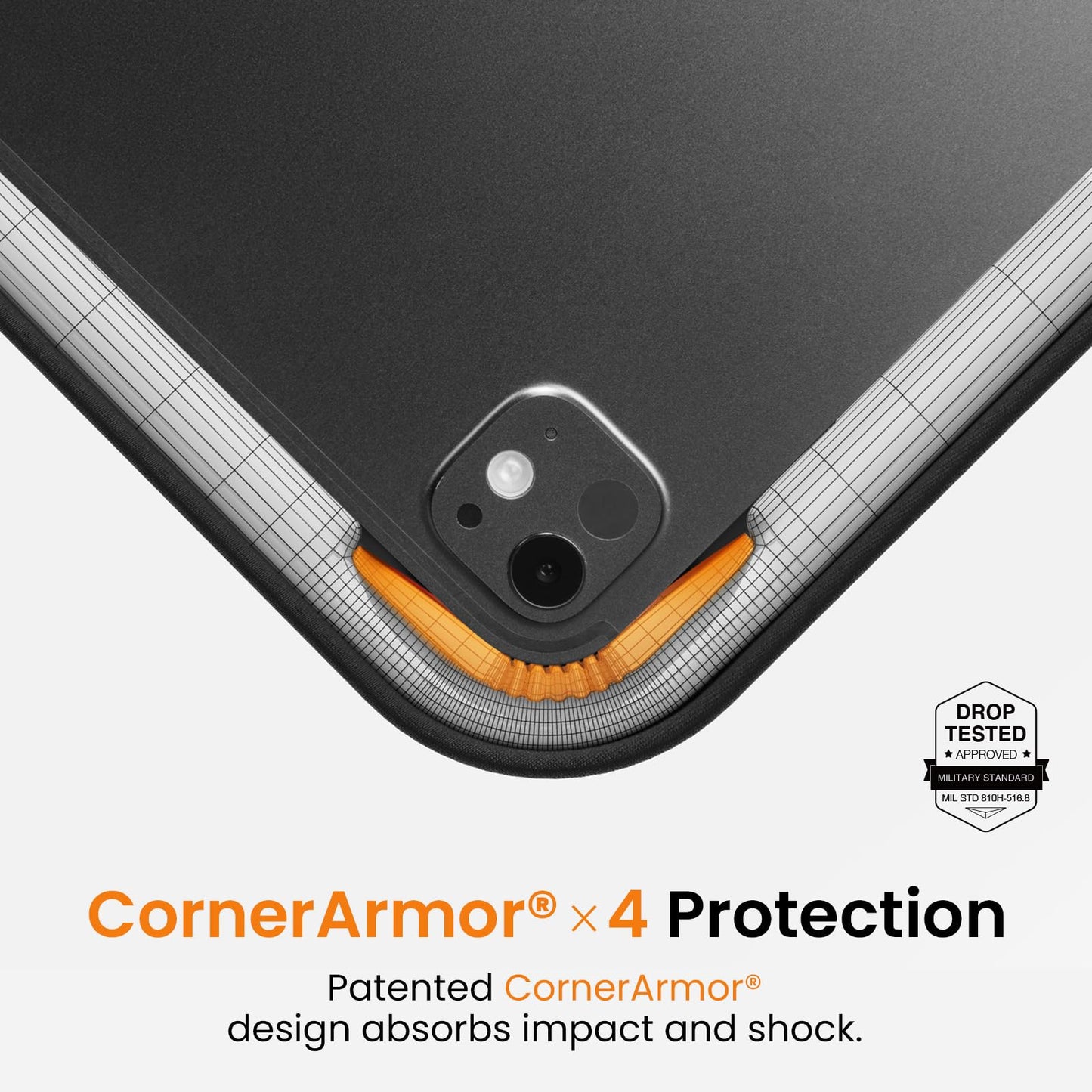 tomtoc Slim & 360° Protective Tablet Sleeve for 13-inch iPad Air & iPad Pro M5/M4/M3 2026-2025, Water-Resistant Case with CornerArmor