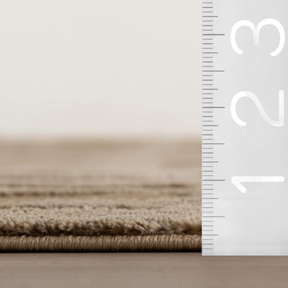 Nuloom Belen Geometric 9' x 12' Machine Washable Area Rug for Living Room Bedroom Dining Room, Sand