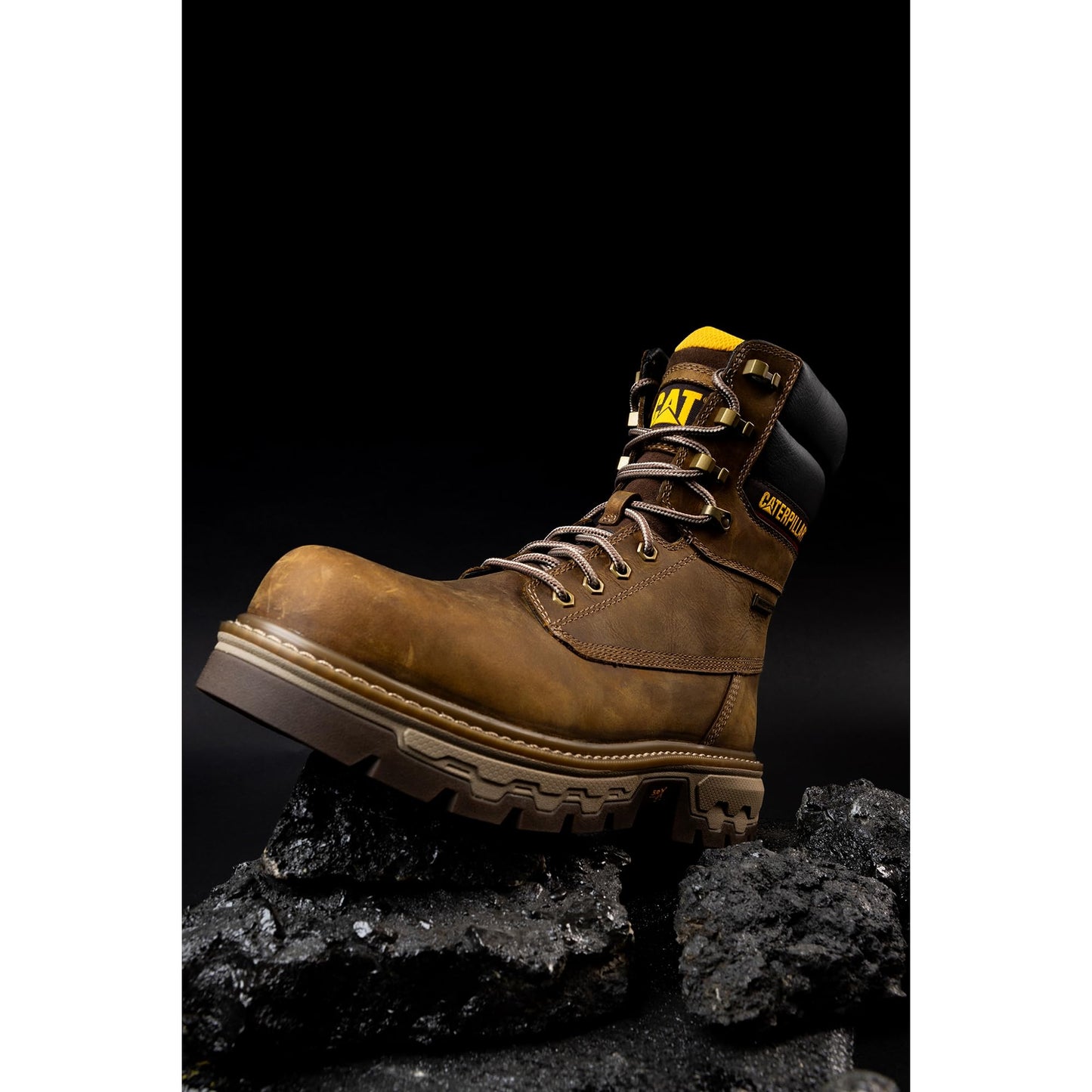 CAT Men's Colorado Equip 8 Inch Waterproof Tx Insulated Composite Toe Construction Boot, Black, 11