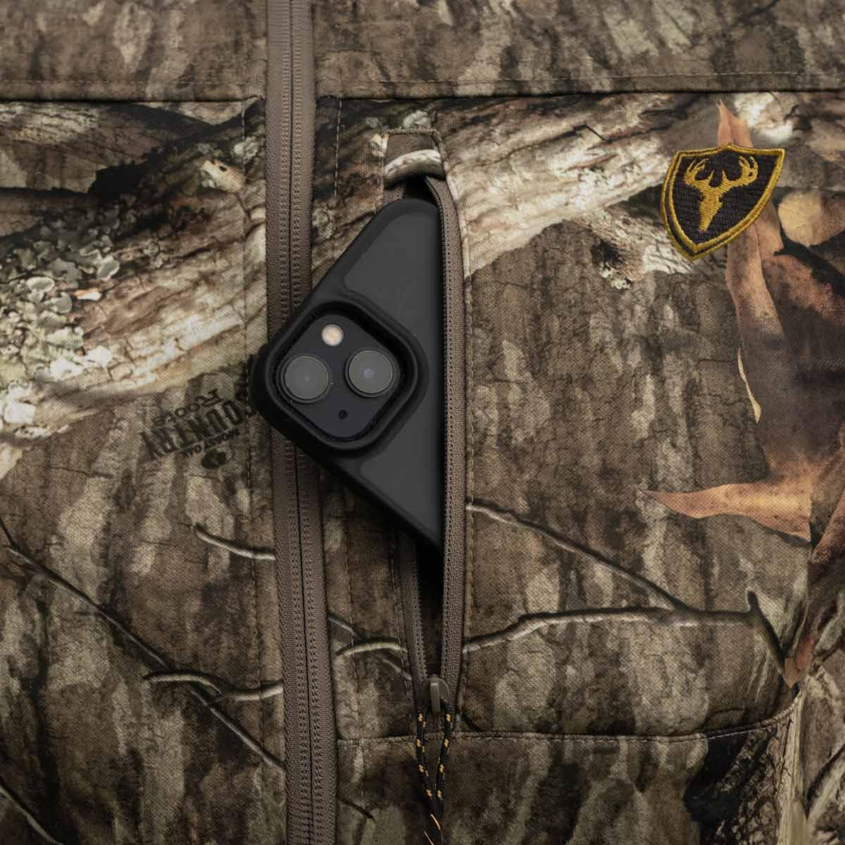 SCENTBLOCKER Shield Series Silentec Camo Hunting Jacket for Men