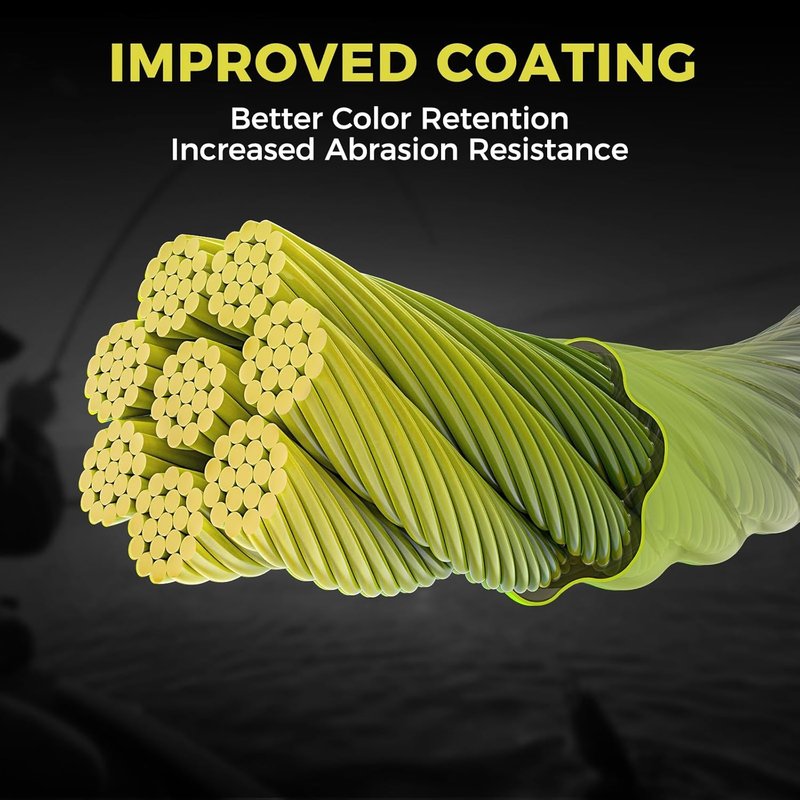 KastKing Destron Braided Fishing Line - Ultra-Thin, Zero Stretch, Highly Abrasion Resistant | 75% Thinner Than Mono