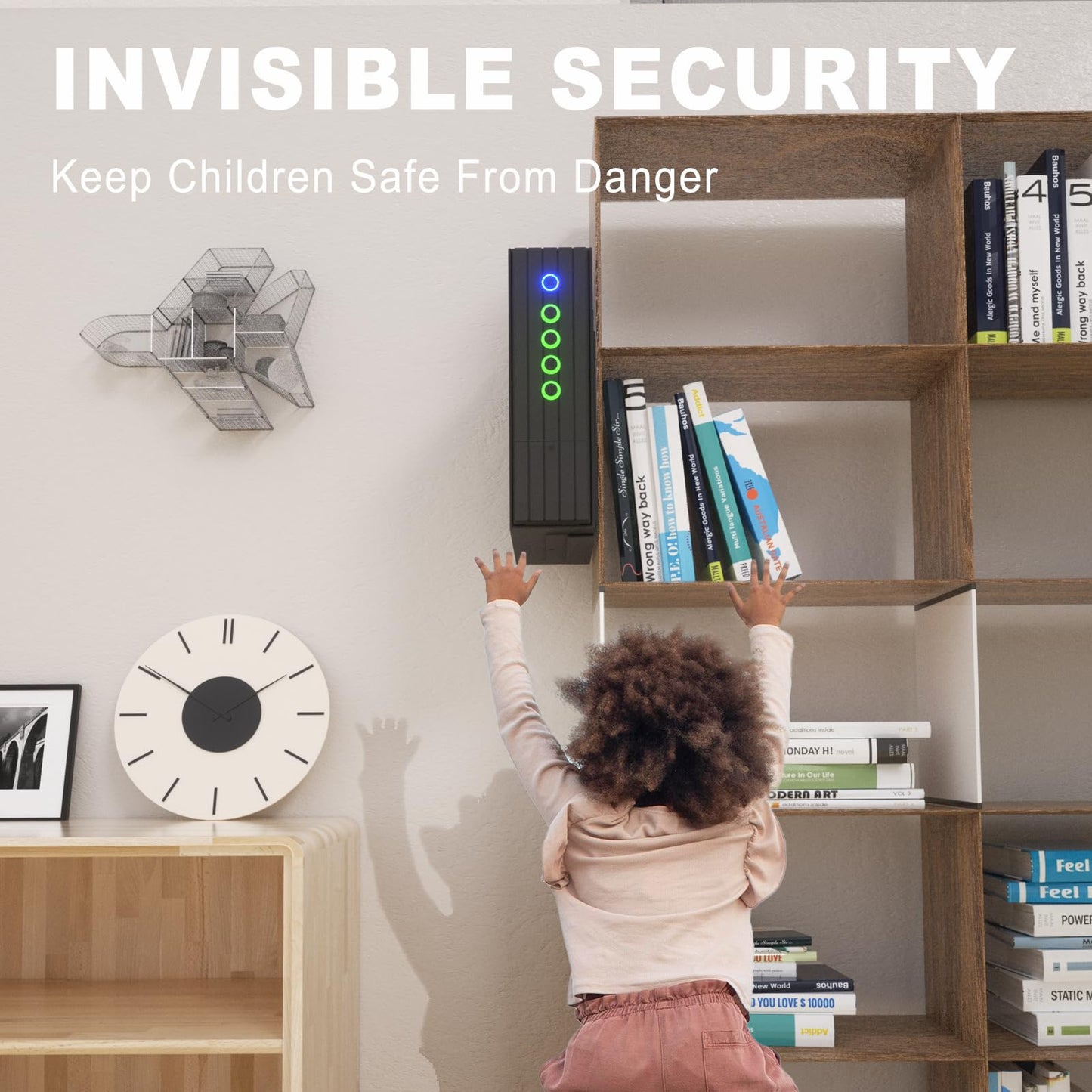 SOULYI Biometric Gun Safe for Handgun, 3 Way Quick Access Auto Sliding Door Bedside Pistol Safe for Nightstand, Desk, Vehicle with Fingerprint, PIN Code, Key Lock, LED Light, and Silent Mode