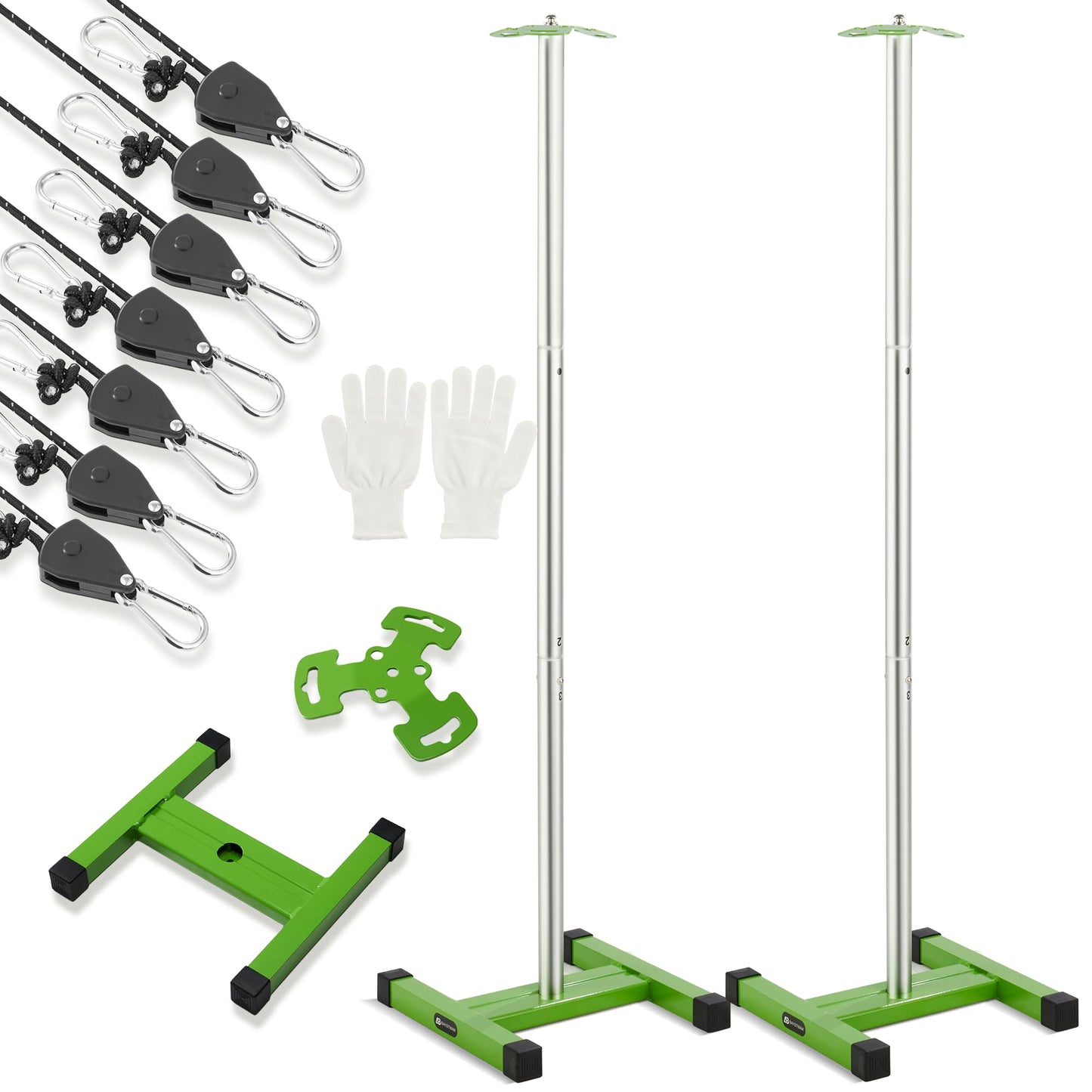 BAYSTMAM Boat Cover Support Poles System, 31"/45"/59" Adjustable