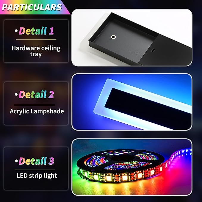 Widened 2 Pack Modern Outdoor Wall Sconces, 31.4inch RGB Dimmable LED Lights, IP65 Waterproof, 10 Colors, 5 Modes, Black Linear Exterior Lighting for Patio, Yard, Garage with Remote Control