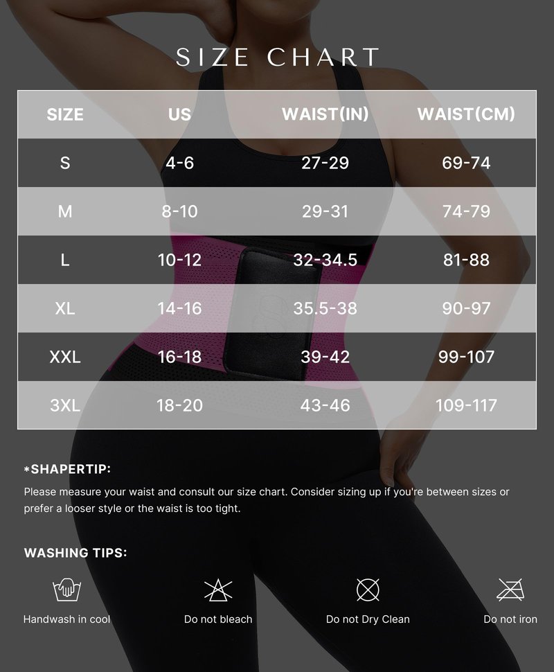 SHAPELLX Waist Trainers for Women Belly Fat Plus Size Waist Cincher Corset Shapewear Fajas Colombianas Moldeadoras Rose Red