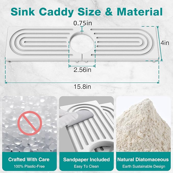 DK177 Faucet Mat for Kitchen Sink