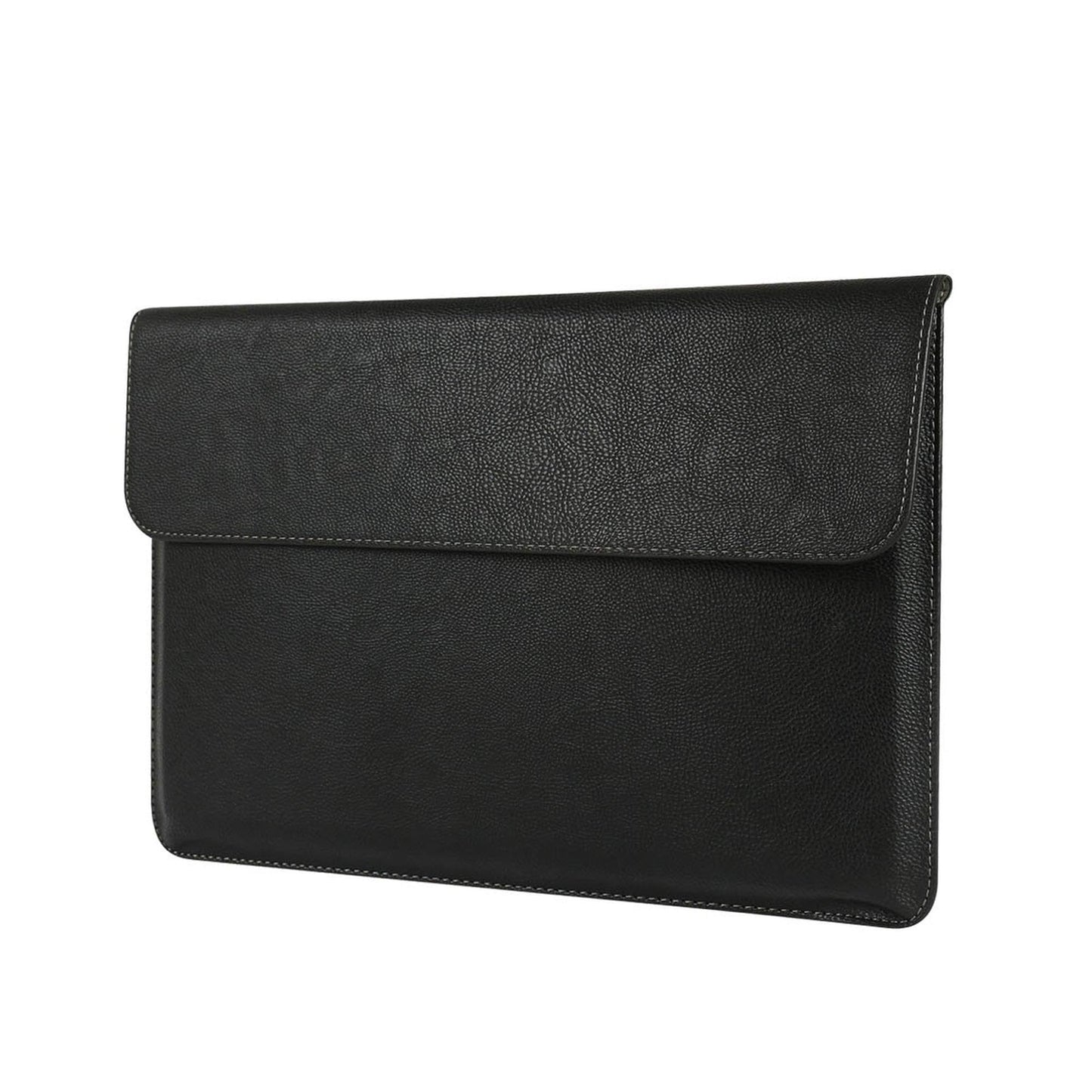 Megoo Protective Sleeve for Surface Laptop 7 15 Inch, / Surface Laptop Studio 14.4 Inch, Slim and Lightweight Leather protective Sleeve, Also Compatible for Microsoft Surface Book 13.5 Inch - Black