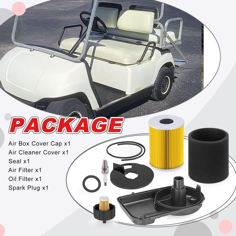 Air Filter Cover Cap Oil Filter w/Seal for Yamaha Golf Cart G2 G5 G8 G9 G11 1985-1995