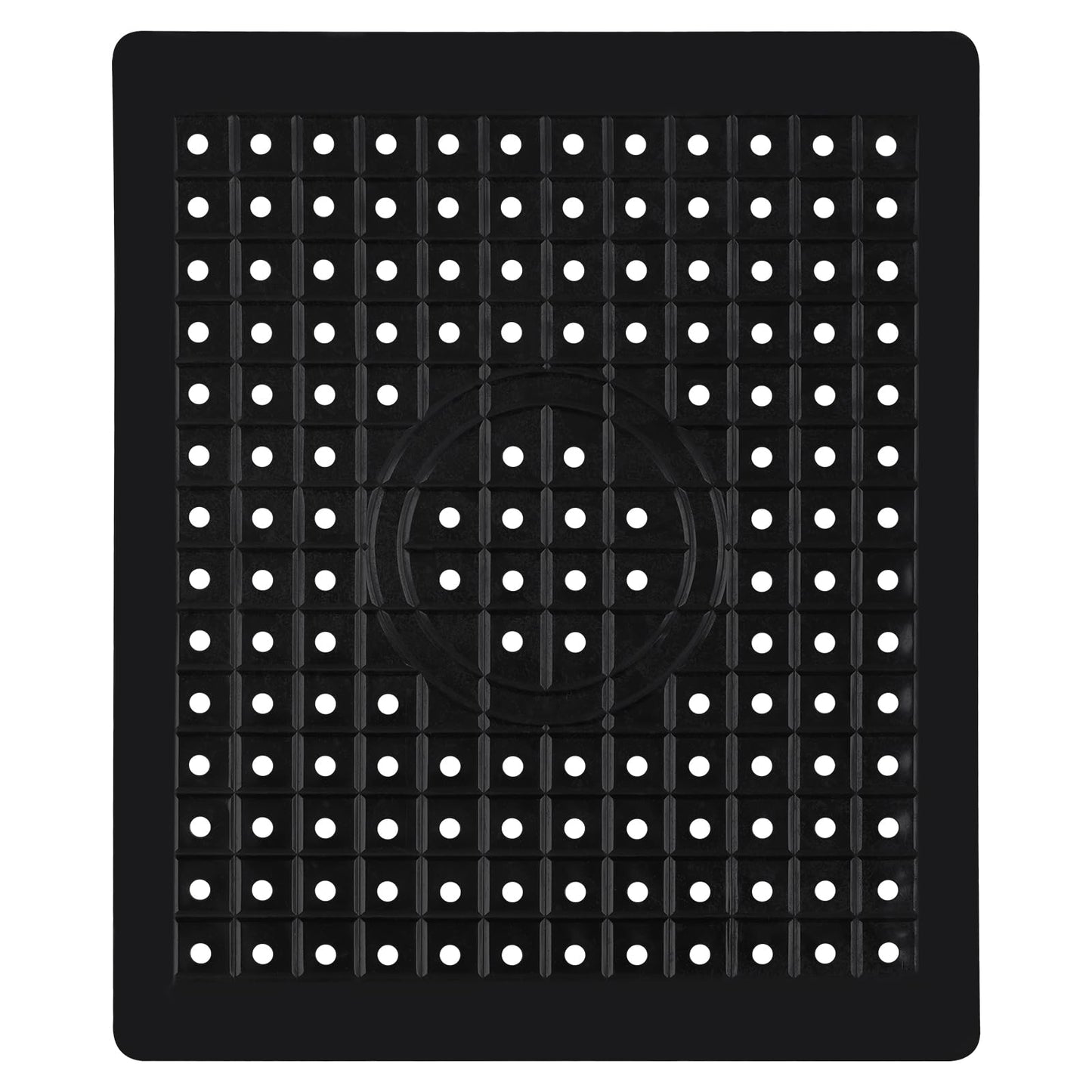 GeeRic Independence Day Kitchen Sink Mat, 12.36 x 10.28" Dish Drying Mat, Sink Protector Mats Non-Slip Dish Dry Mat Dishwasher Safe, Rectangular, Black