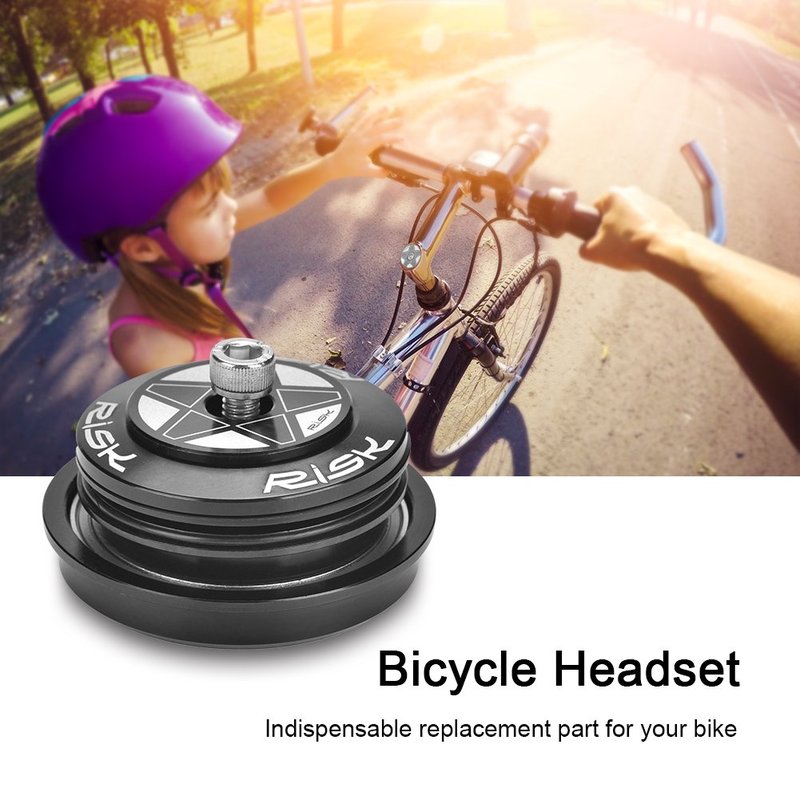 Alomejor Bicycle Headset, Lightweight Aluminum Alloy Sealed Bearing Durability, Cycling Headset, Premium Component for Road Mountain Urban Commuters Trail Riding