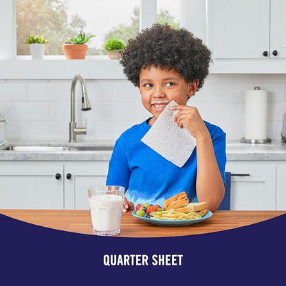 Sparkle Tear-A-Square Paper Towels, 2 Double Rolls