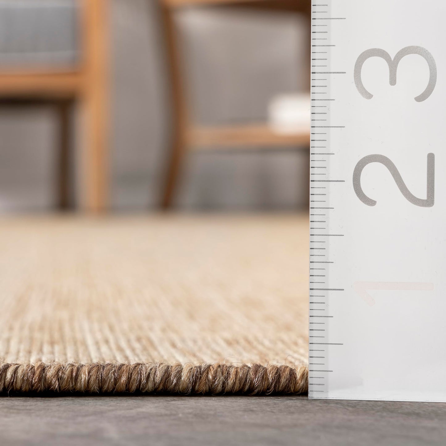 Nuloom Outdoor Performance Collection Nakia Brown/Ivory, 8' x 10', Soft and Cozy, High Traffic, Stain Resistant, Easy Clean, Durable Area Rug for Indoor/Outdoor Patio, Deck, Porch, Garden, Courtyard