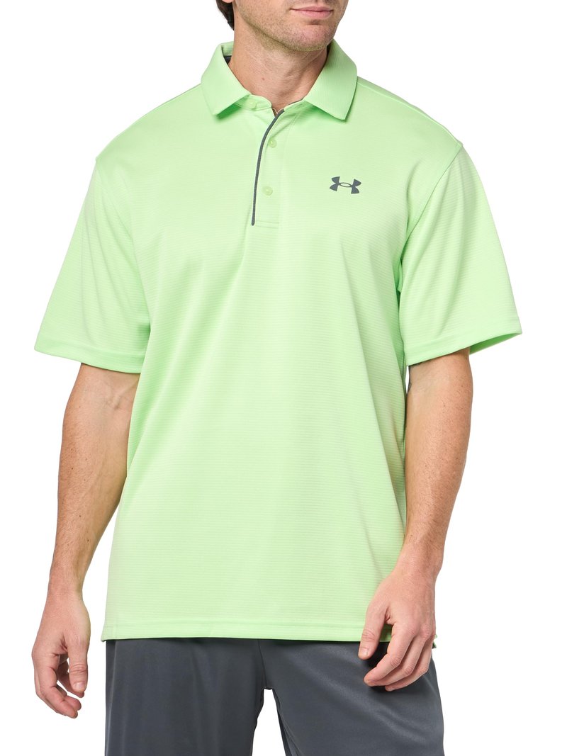 Under Armour Men's Tech Golf Polo, (715) Lumos Lime / / Pitch Gray, X-Large Tall