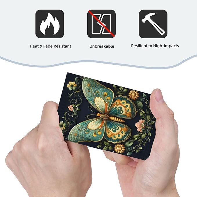 Butterfly Ornate with Flower Light Switch Covers No Device Wall Plate 1 Gang Decorative Blank Switchplate Electrical Faceplate for Country Living Bedroom Decor