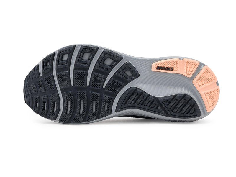 Brooks Women's Ghost 17 Alloy/Blackened Pearl/Peach 6.5 Medium