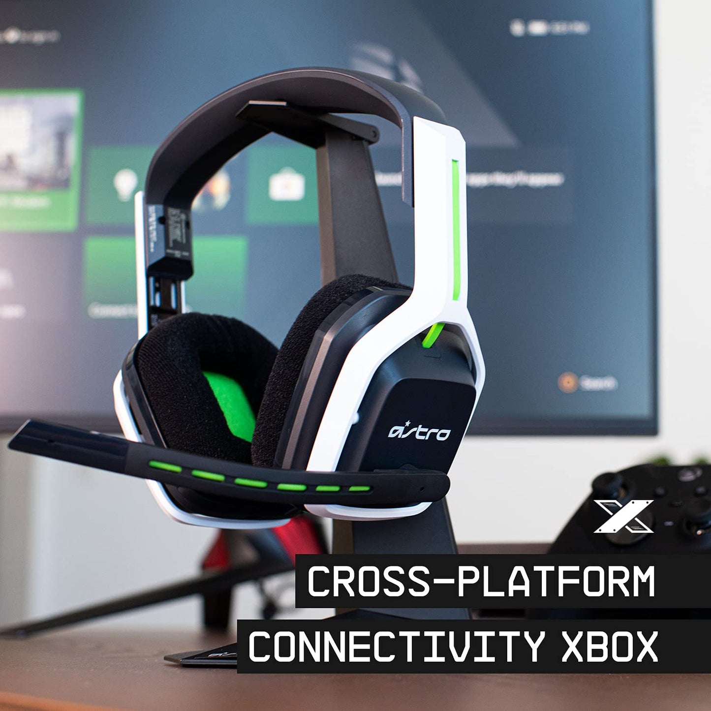 ASTRO Gaming A20 Wireless Headset Gen 2 for Xbox Series X | S, Xbox One, PC & Mac - White/Green