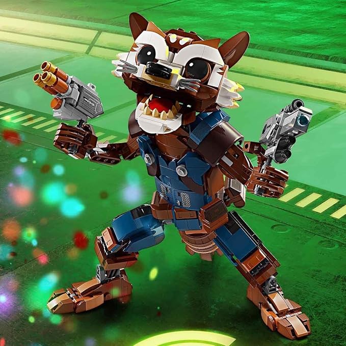 Lego Marvel Rocket &amp Baby Groot Buildable Superhero Toy for Kids from Marvel Studios' Guardians of The Galaxy Figure for Role Play Gift for Boys and Girls from 10 Years 76282