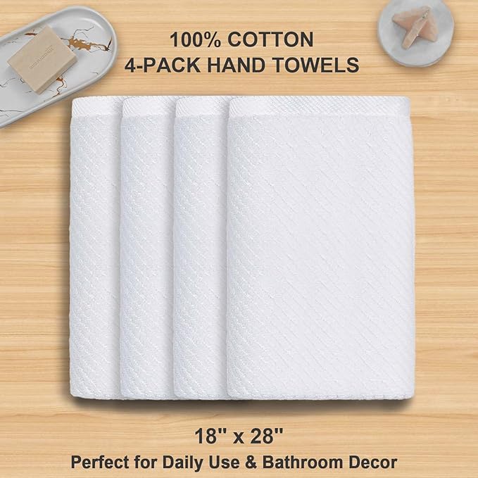 VOOVA & MOVAS White Hand Towels