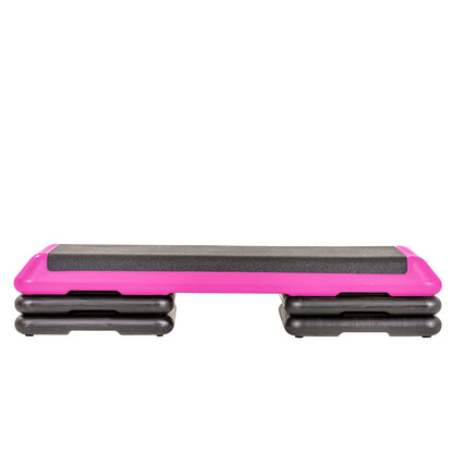 The Step Freestyle Grey Aerobic Platform, Health Club Size Steppers for Exercise