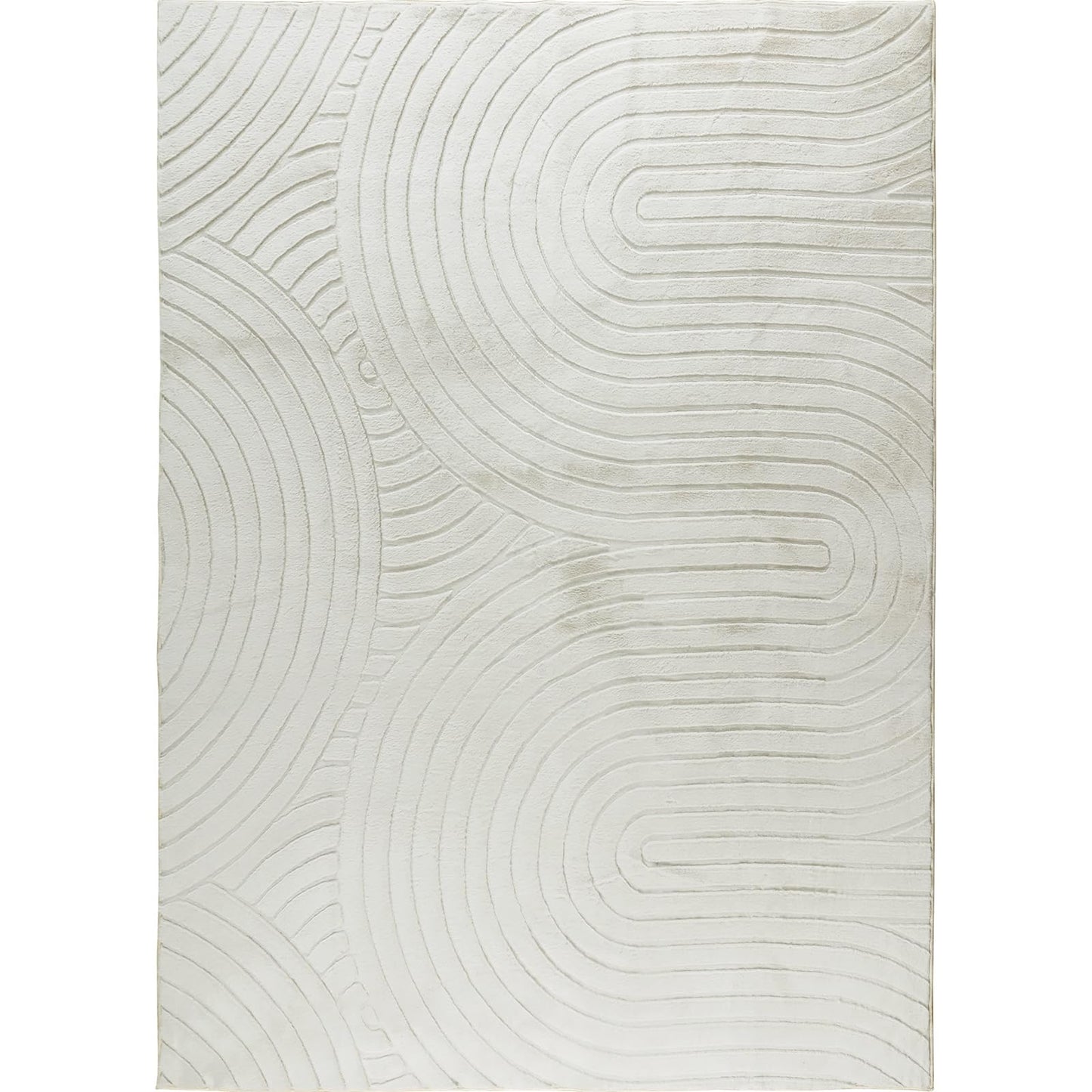 phonzenuo Washable Area Rugs 5x7 Rugs for Living Room Light Beige Faux Rabbit Fur Rug for Bedroom Faux Sheepskin Rug Teen Room Home Décor(Light Beige, 5x7)…