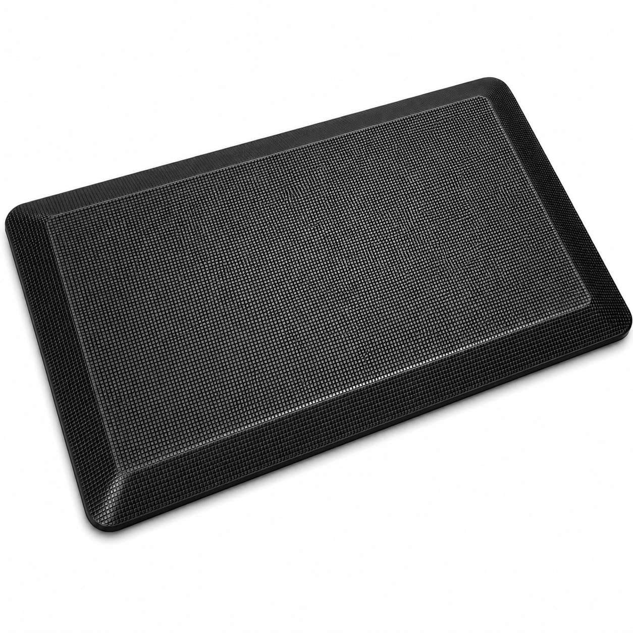 20 x 32 Inch Anti Fatigue Comfort Mat, 1 Inch Extra Thick Waterproof Mat, Non-Slip Standing Desk Mat for Offices, Home, Garages (Black, 32" L x 20" W x 1" Th)
