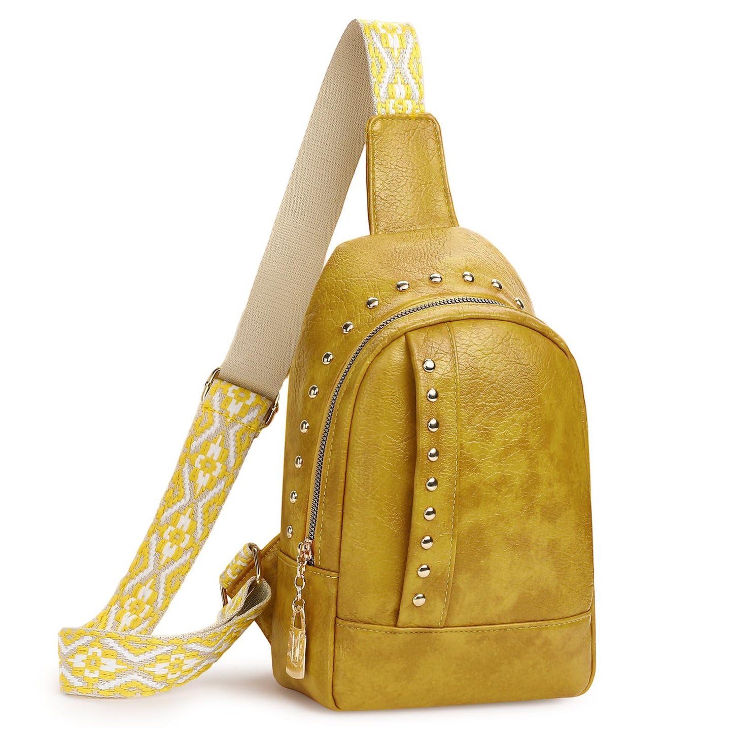 FALAN MULE Crossbody Bag for Women Pu Leather Sling Bags Fanny Pack Chest Bag