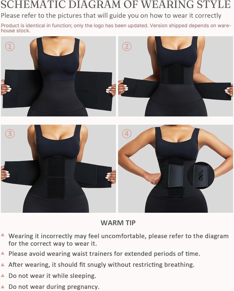 Waist Trainer for Workout | Tummy Control Body Shaper - Adjustable Trimmer Belt for Men & Women