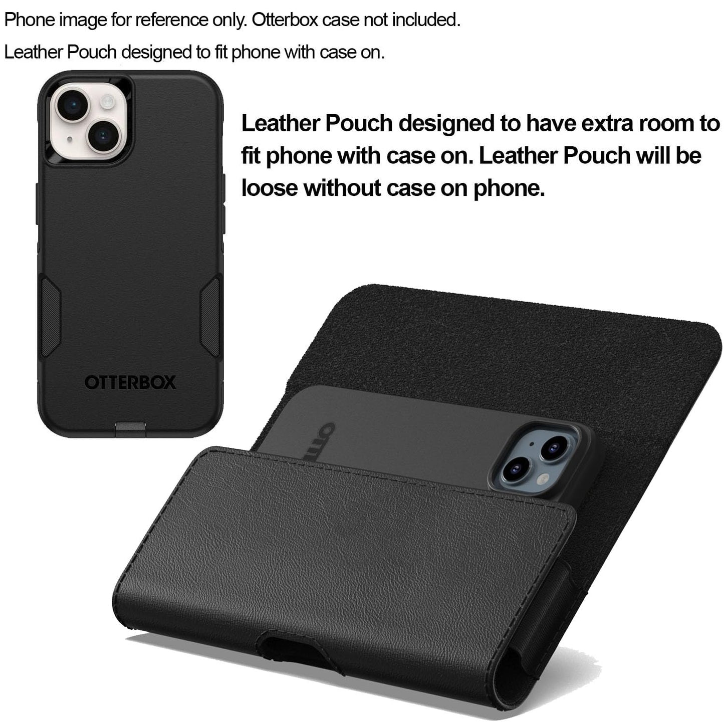 CoverON Holster for amsung Galaxy S26 S21 S20 Ultra/ XCover6 Xcover7 Xcover 7 Pro M36 M17 F17 M07, Cell Phone Case Belt Clip Magnetic Close Carrying Leather Pouch (Fits with Otterbox or Any Case on)