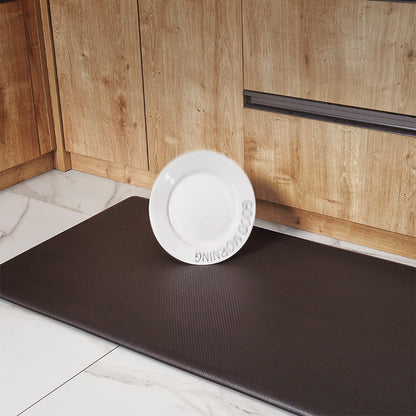 VXHCS 7/10" Extra Thick Anti Fatigue mats for Kitchen Floor, 19.7“x47.6 Standing Desk Mat Ergonomic Waterproof Mat, for Home, Office, Laundry, Black