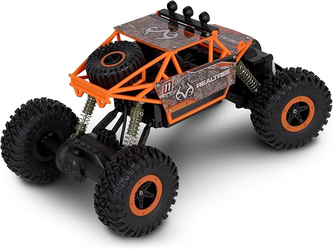 NKOK Realtree: 1:16 Scale RC: Rock Crawler - Edge Camo Green - 2.4 GHz Radio Control #81611 Competition Series Real Time 4x4 Officially Licensed Ages 6+