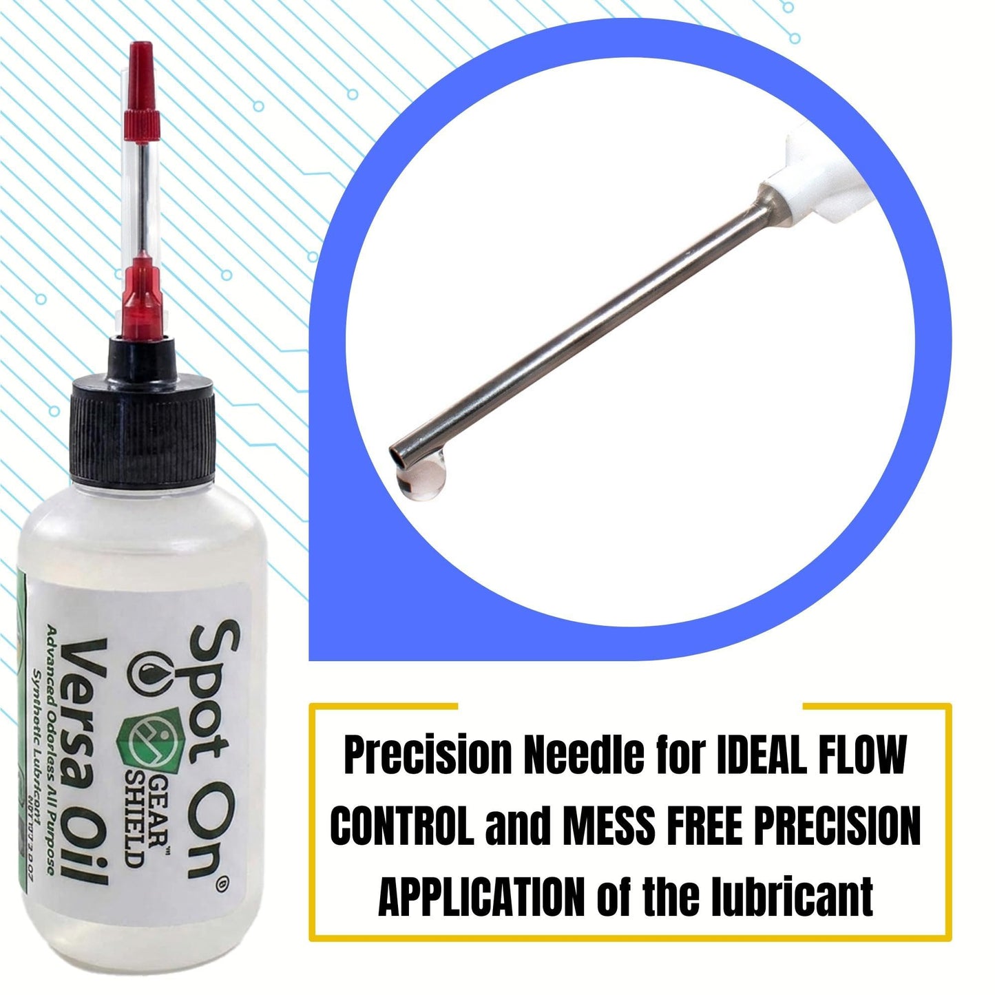 All Purpose Full Synthetic Oil - Advanced Synthetic Lubricant for Clocks, Knives, and Tools - Made in the USA (2 Ounces)