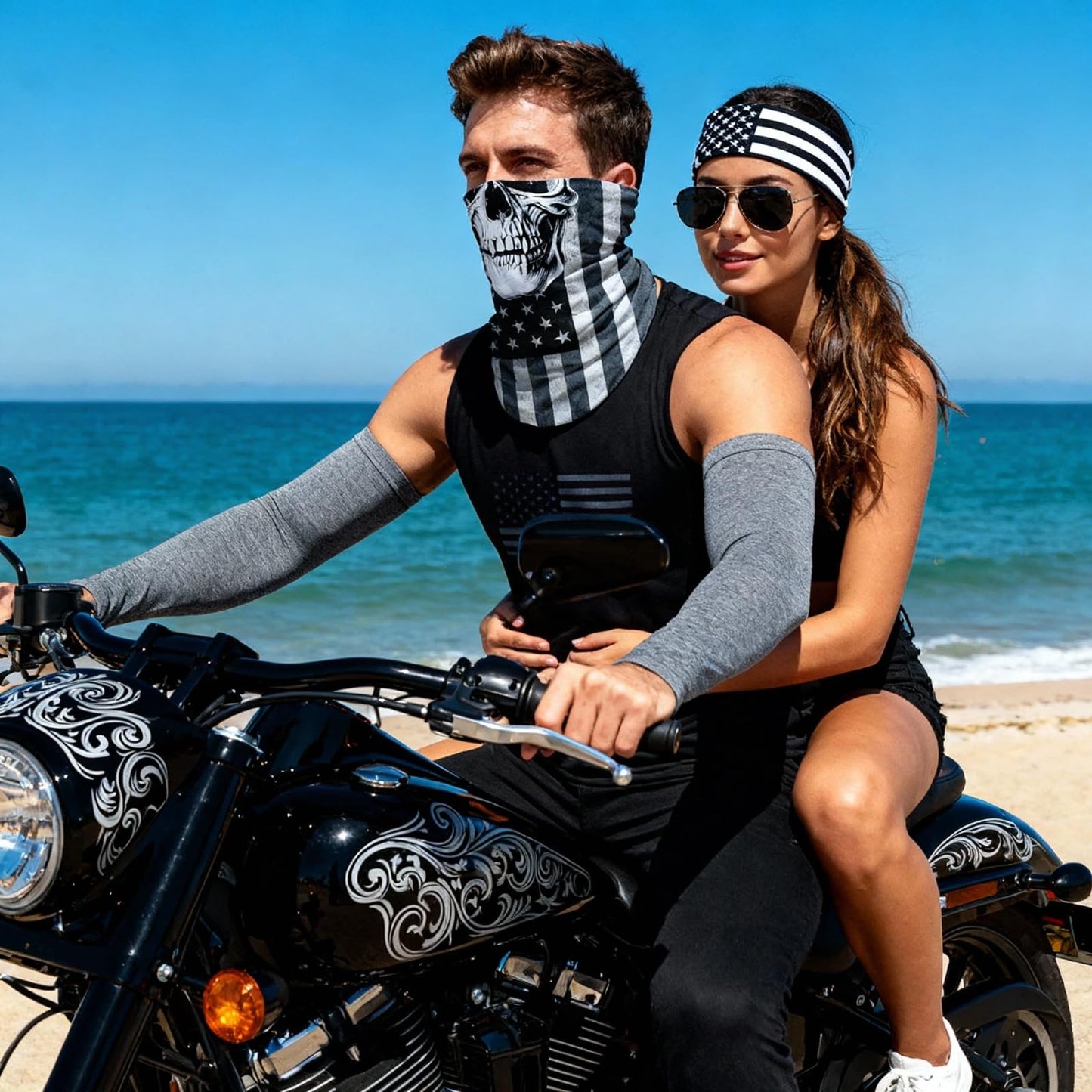 Breathable Neck Gaiter UPF 30+ Sun Protection Face Mask for Men & Women