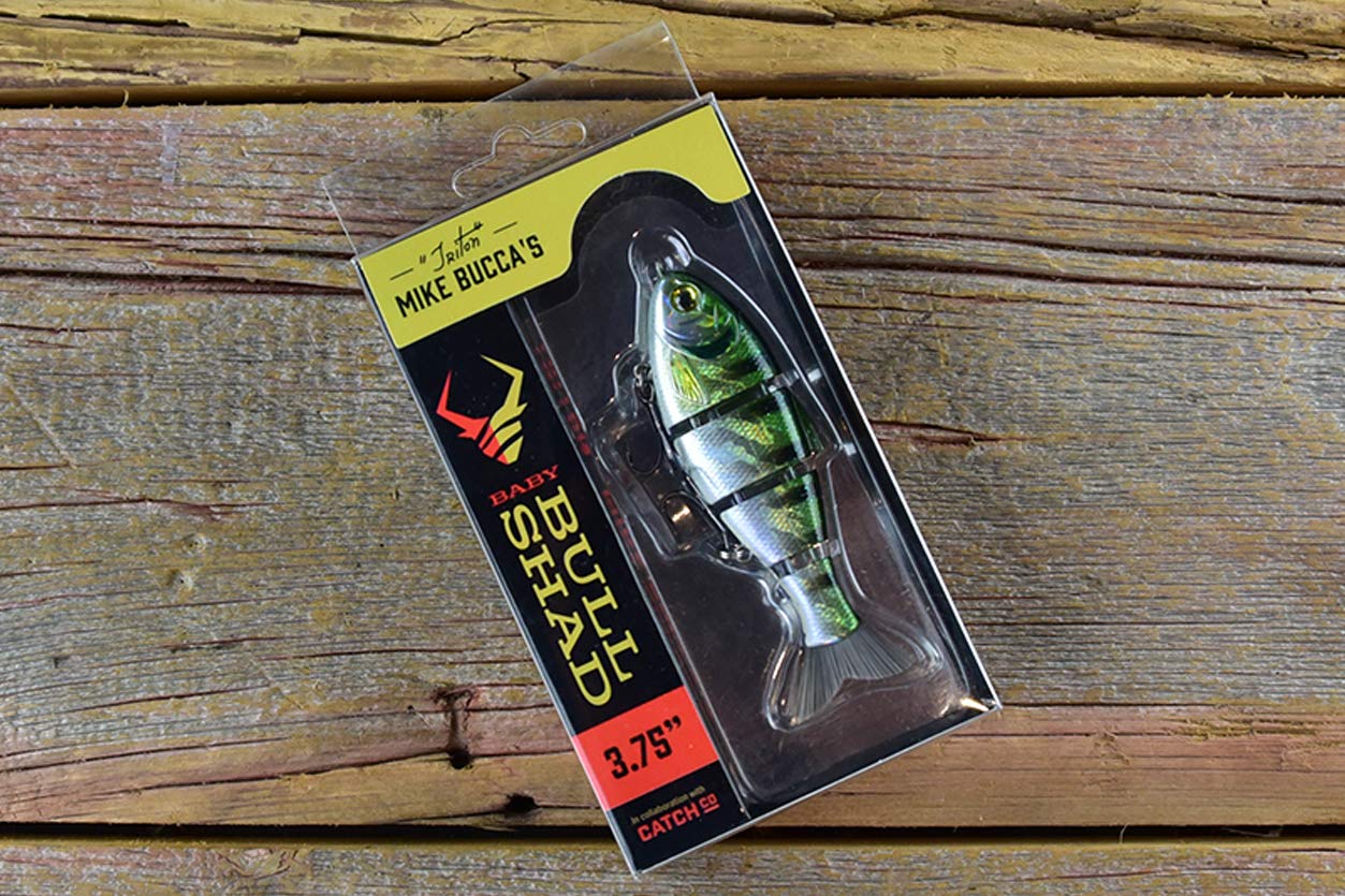 Catch Co Mike Bucca's Baby Bull Shad Swimbait 3.75" 1/2 oz Gizzard Shad