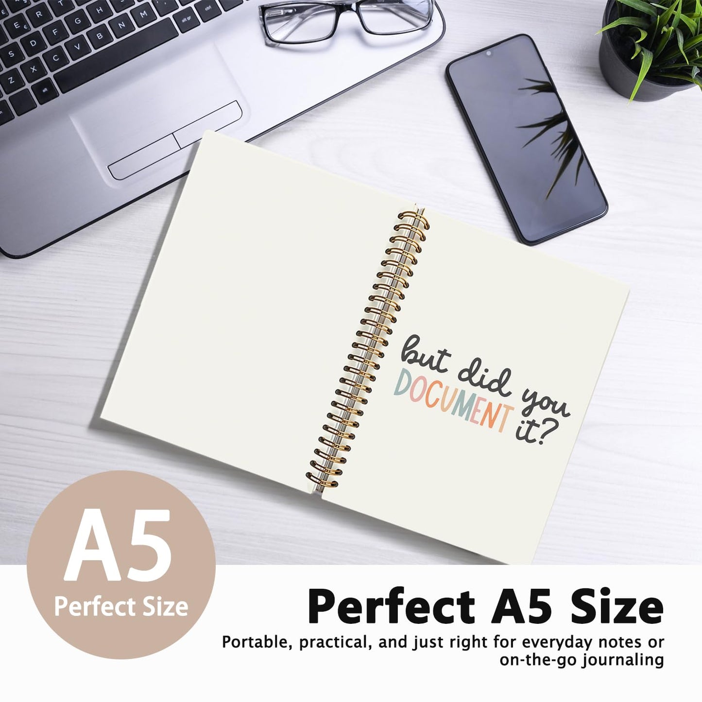 LIANGW But Did You Document It Funny Notebooks for Work, Funny Work Gifts for Coworkers & Boss, Coworker Office Gifts for Men Women, Funny Office Supplies, Fun Spiral Notebooks 5.5x8.3 Inch