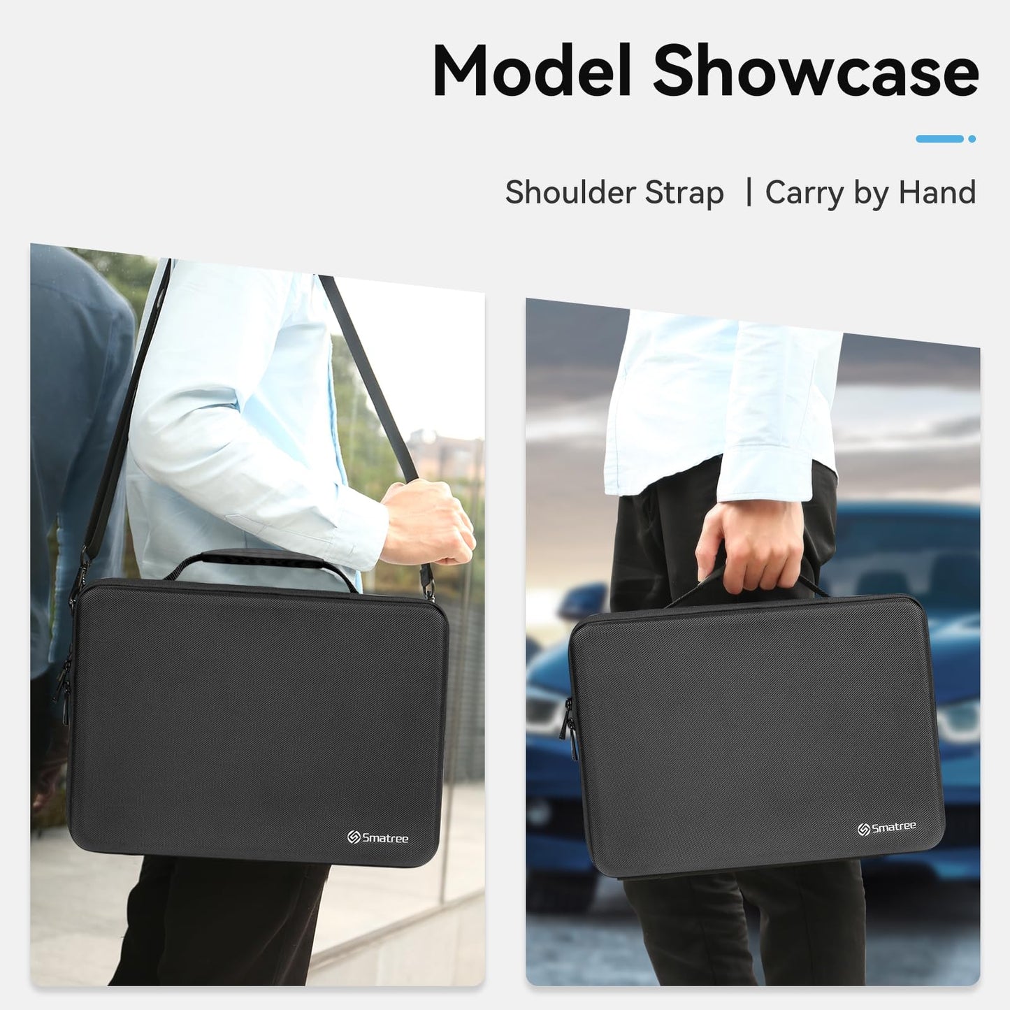 Smatree Hard Sleeve Shoulder Case for 13-14 inch Lenovo Yoga Slim 9i/7i/6i Copilot+PC, for Yoga 9i/Book 9i/7/6 2-in-1, for IdeaPad 5/5 Pro/Slim 5/4G LTE, for Lenovo 13w Yoga/Chromebook Duet 5