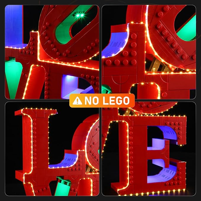 LIGHTAILING Light for Lego-31214 Love Sculpture - Led Lighting Kit Compatible with Lego Building Blocks Model - NOT Included The Model Set
