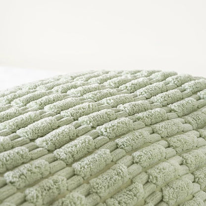 Fancy Homi Sage Green Long Lumbar Decorative Throw Pillow Covers 20x54 Inch for Bed Couch Bedroom, Soft Corduroy Rectangle Solid Cushion Case 50x137 cm, Rustic Farmhouse Boho Room Decor