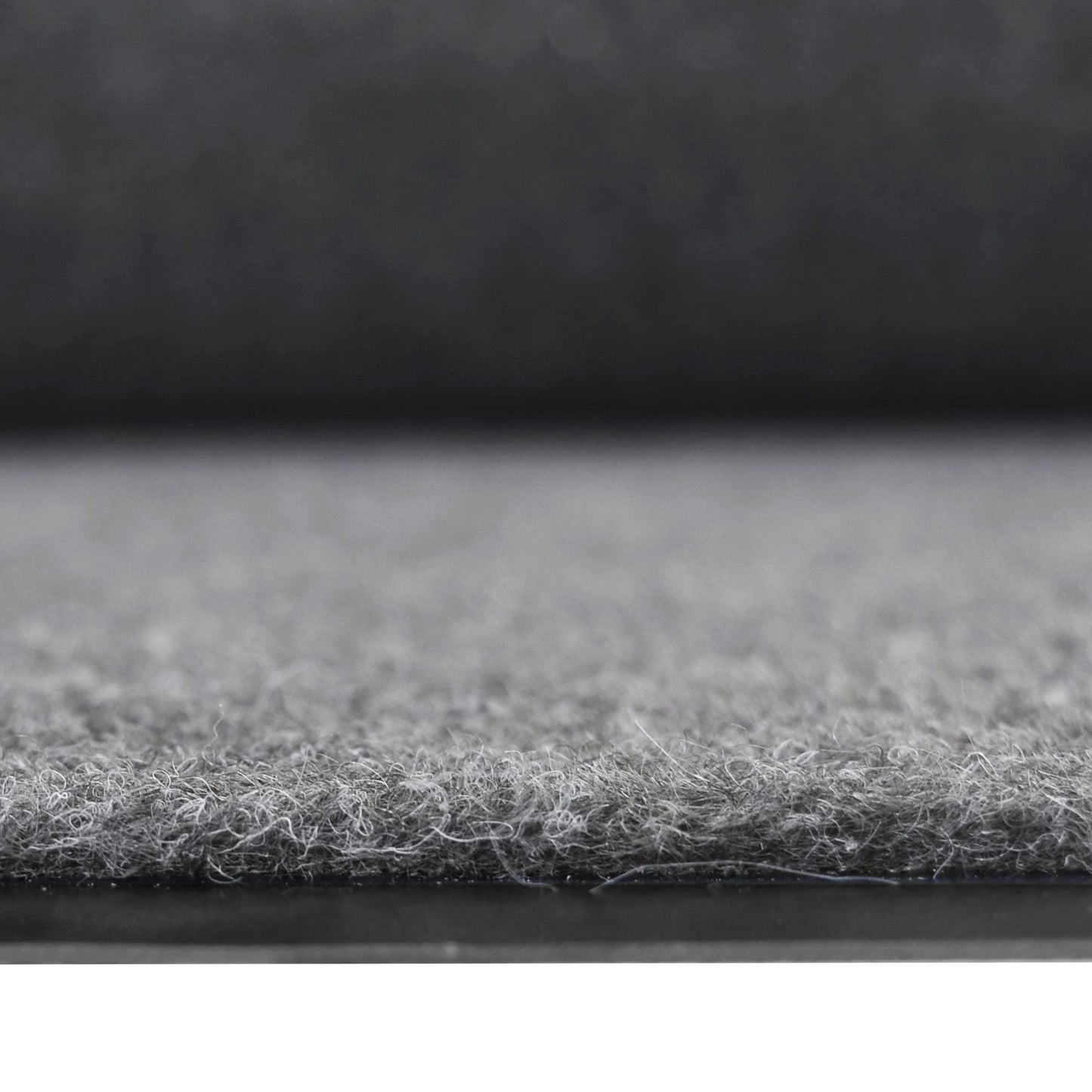 iCustomRug Heavy Duty Interior/Exterior Waterproof Utility Plush Pile Vinyl Back Runner,Mats,Area Rug, Non-Slip,70 Custom Sizes for Doorway,Balcony,Hallway,Commercial,Retail Space 3' X 10' Grey