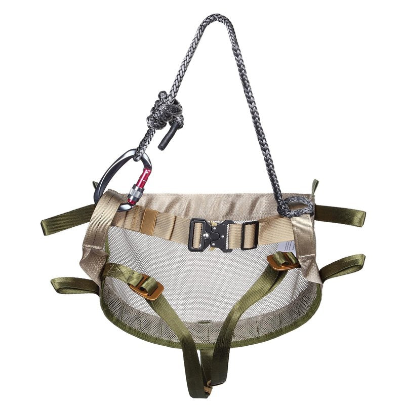 QOGIR Hunting Saddle, The Original Tree Saddle, Lightweight Hunting Tree Saddle, Includes Adjustable Bridge, Tree Saddle Hunting System Kit, Tree Stand Accessories, Saddle Hunting Accessories