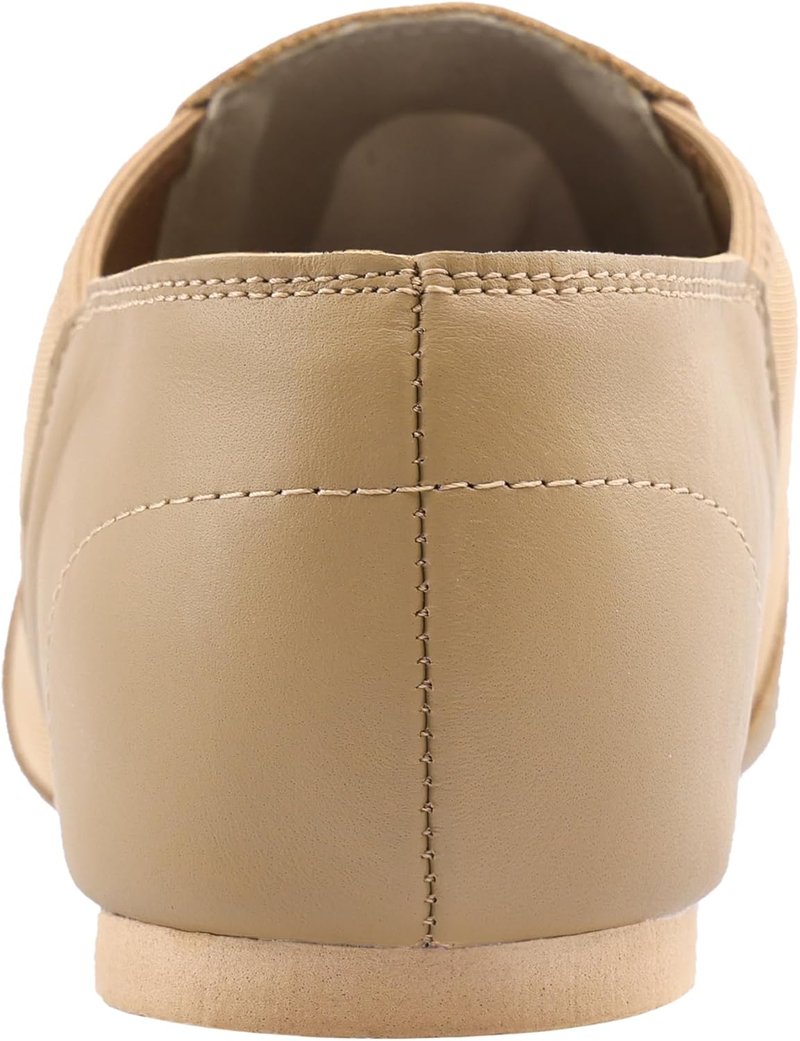 Unisex Leather Jazz Dance Shoes - Slip-On Style for Men & Women | Comfortable Fit