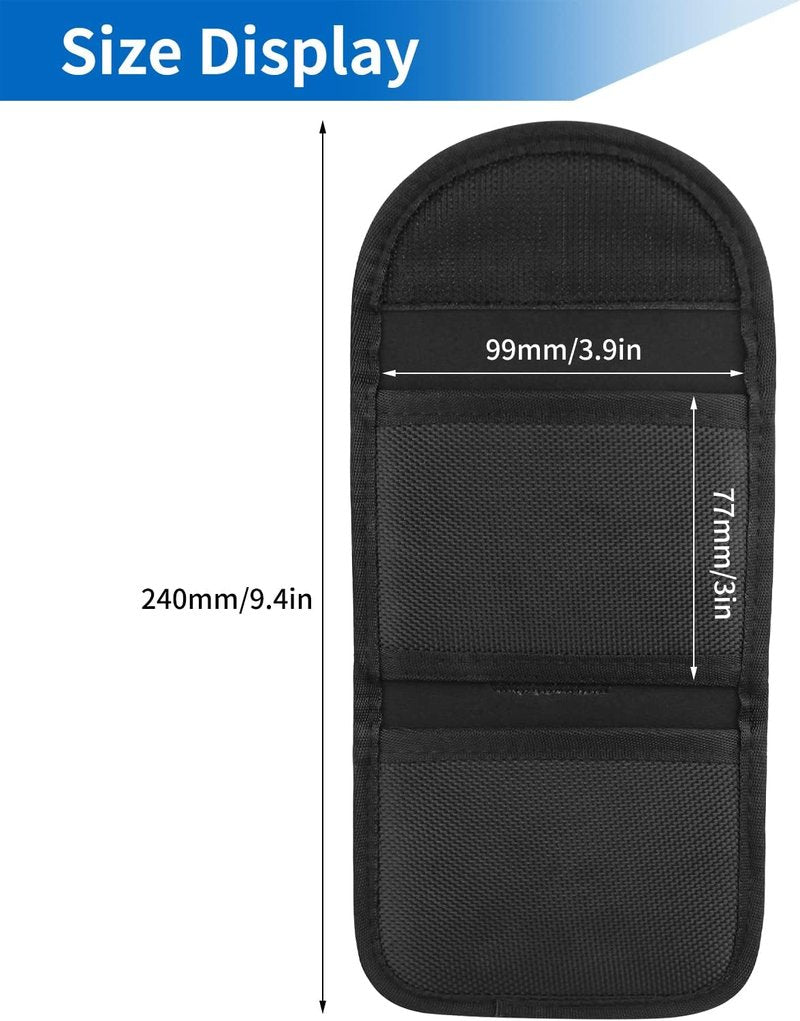 Double Glove Pouch - 1680D Nylon Holder for Duty Belt | Latex Disposable Pouch for Police & Firefighters