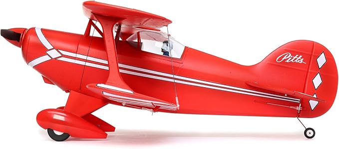 E-flite RC Airplane Pitts S-1S BNF Basic Transmitter Battery and Charger not Included with AS3X and Safe Select 850mm EFL35500