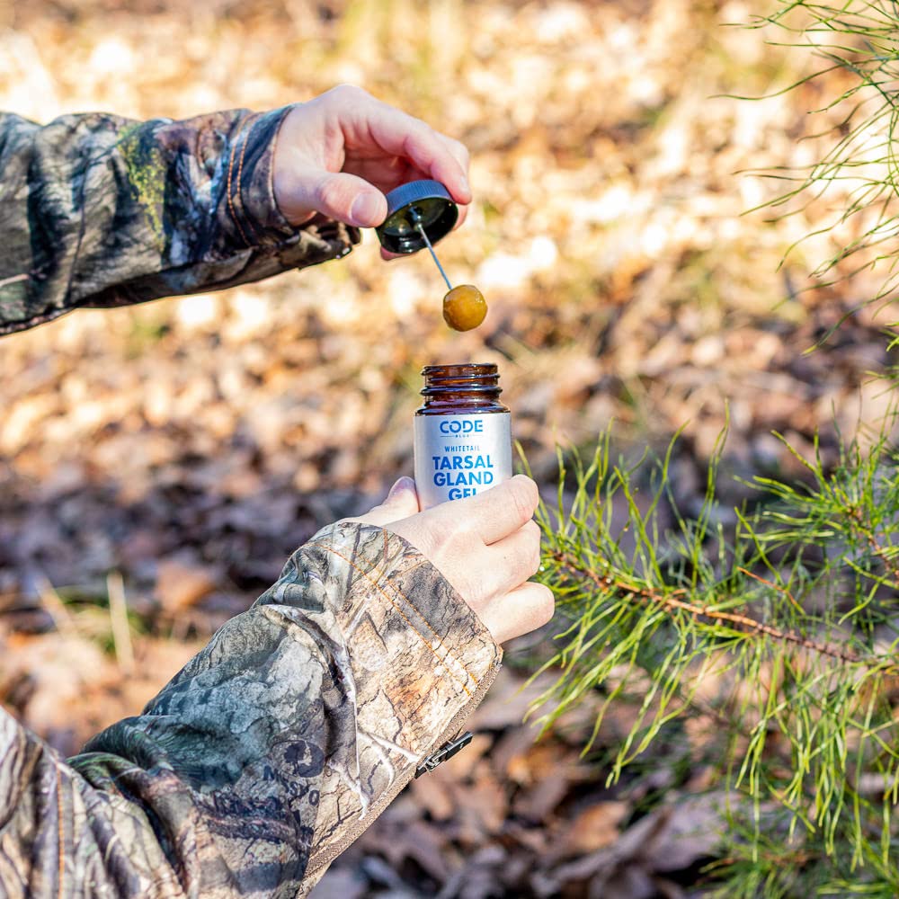 Code Blue Whitetail Tarsal Gland Gel – Concentrated Deer Attractant & Hunting Scent to Ignite Buck Dominance