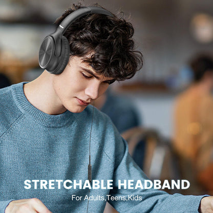 Cowyawn USB C Headphones Wired, Over Ear USB C Wired Headphones with Microphone, Volume Control, HD Stereo Sound, Foldable USB Type C Headphone for Adult/Teens/Laptop/Computer/iPhone 15/16/17, Black