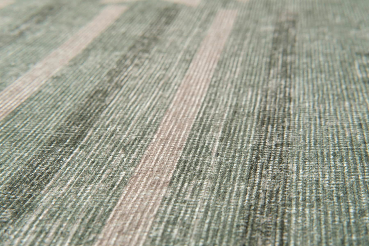 Revival Rugs Flam 4'x6' Zero-Shedding Area Rug for Living Room Bedroom - Oeko-TEX Certified, Low Pile, Spot Clean, Green