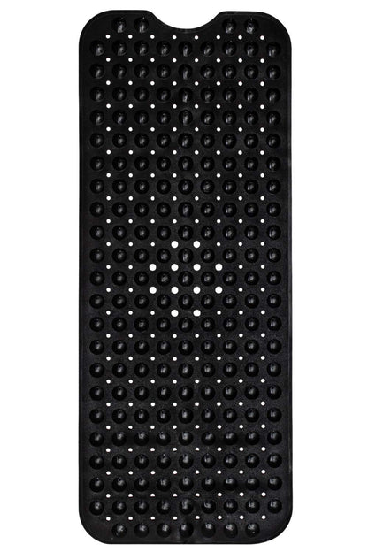 ENKOSI Bath Mat – 40 x 16 Inch Extra Long Non Slip Bathtub Mat – Anti Slip Black Shower Mat with Suction Cups – Bathroom Mat for Tub and Smooth Shower Floors (Black 40x16)