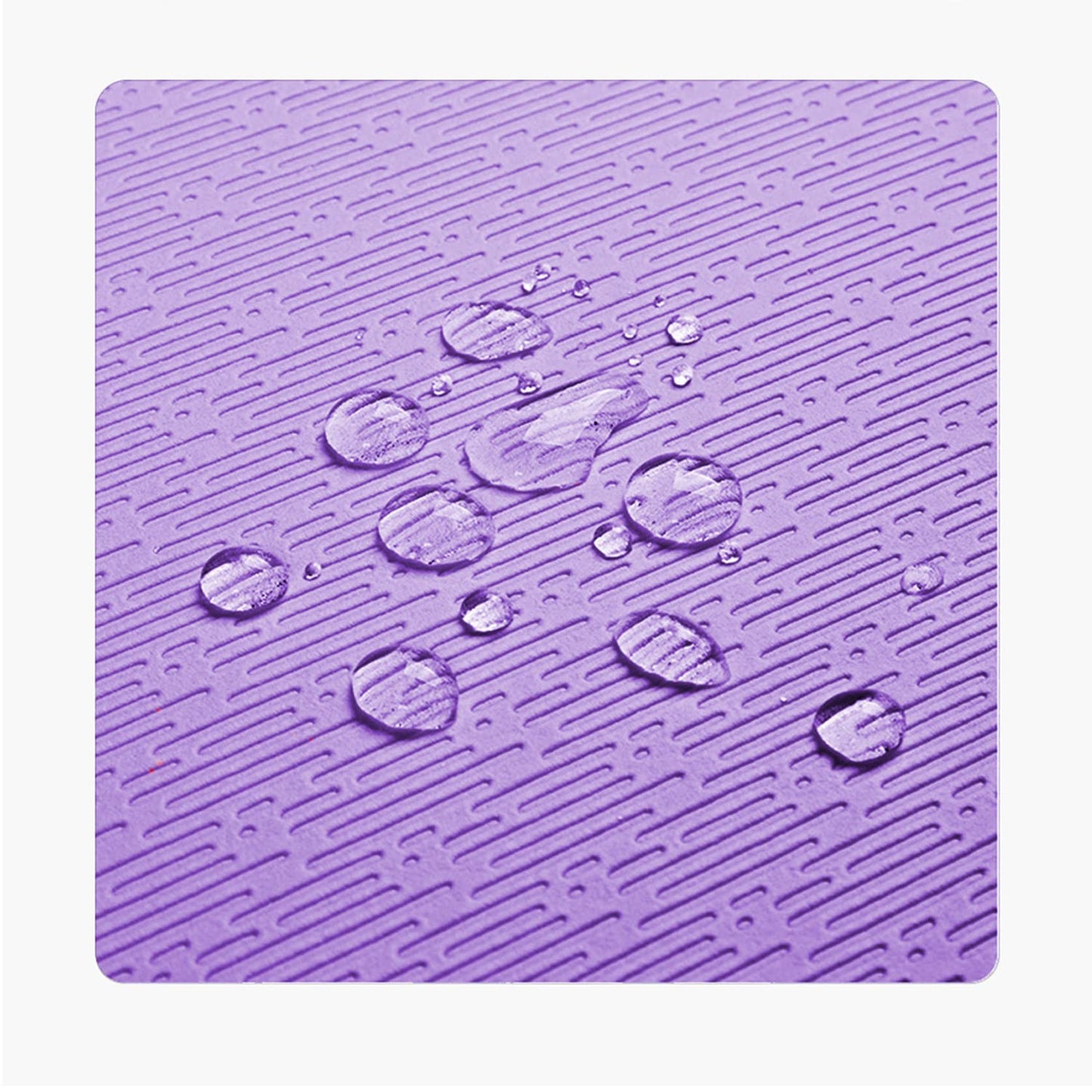 Hatha Yoga Thick TPE Yoga Mat 72"x 27"x1/3 inch Non Slip Eco Friendly Exercise Mat for Yoga Pilates & Floor Workouts (purple)
