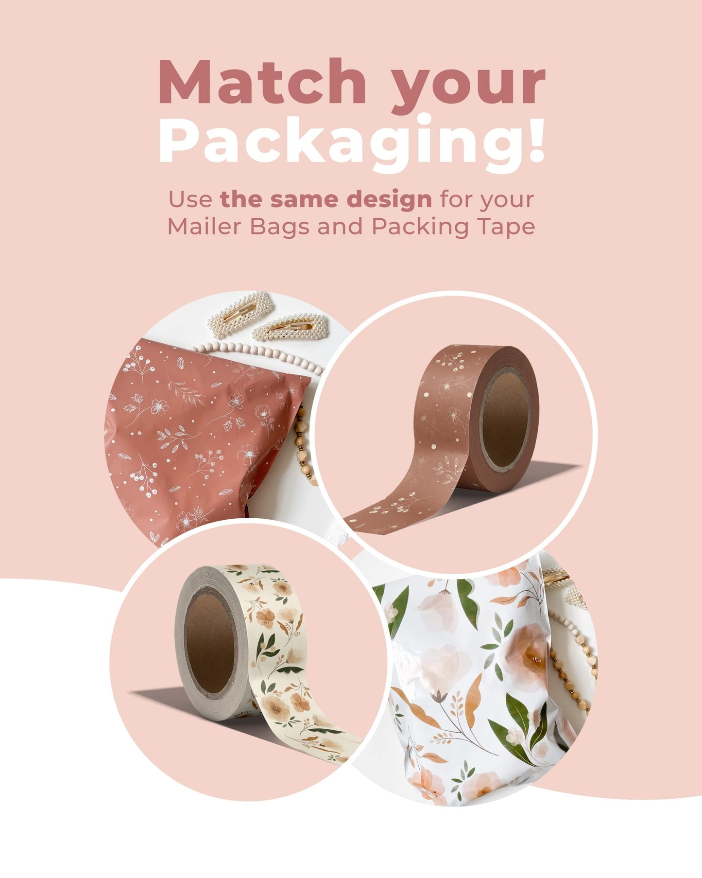 Impack Water Activated Tape - Packing Tapes for Sealing Boxes and Cartons - Gummed Tape for Mail Boxes or Gift Boxes - Biodegradable Paper Shipping Tape for Small Business (Rosy Brown 164ft - 50m)