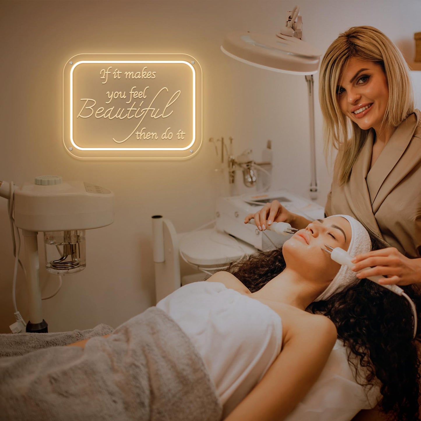Beauty Room Neon Sign Beaty Salon Wall Decor Beauty Spa Studio LED Signs Light up Sign for Nails Room Lash Studio Waxing Room Brow Salon Business Stores Signs Birthday Christmas Gifts